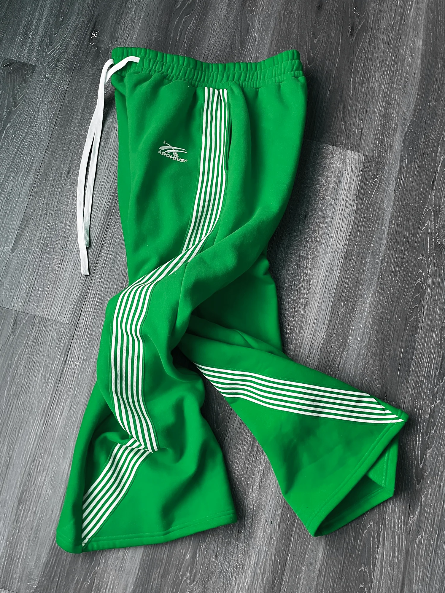 ARCHIVE ESSENTIAL WIDELEG SWEATPANTS GREEN - Image 6