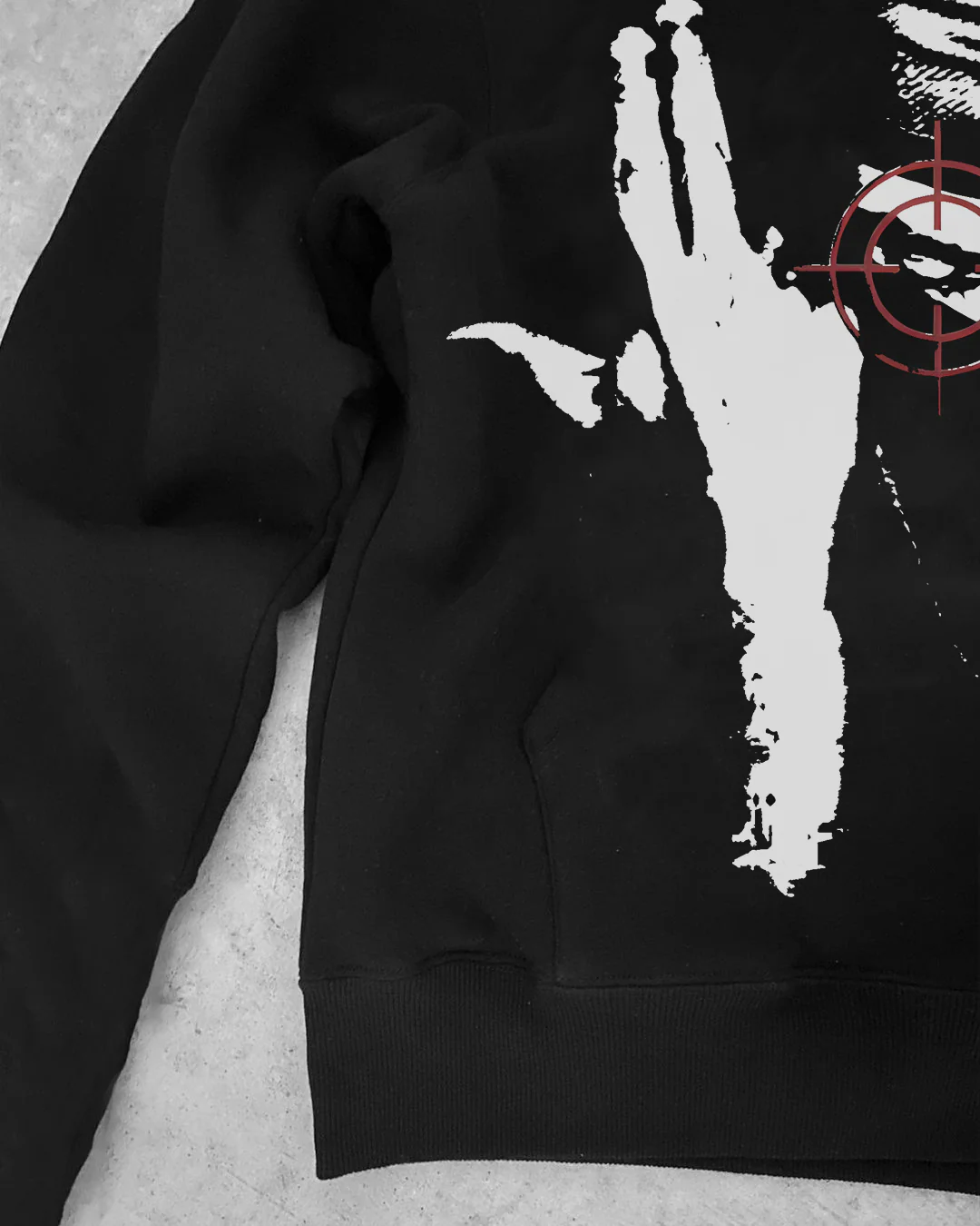 'TARGET' 500G HEAVYWEIGHT HOODIE - Image 3